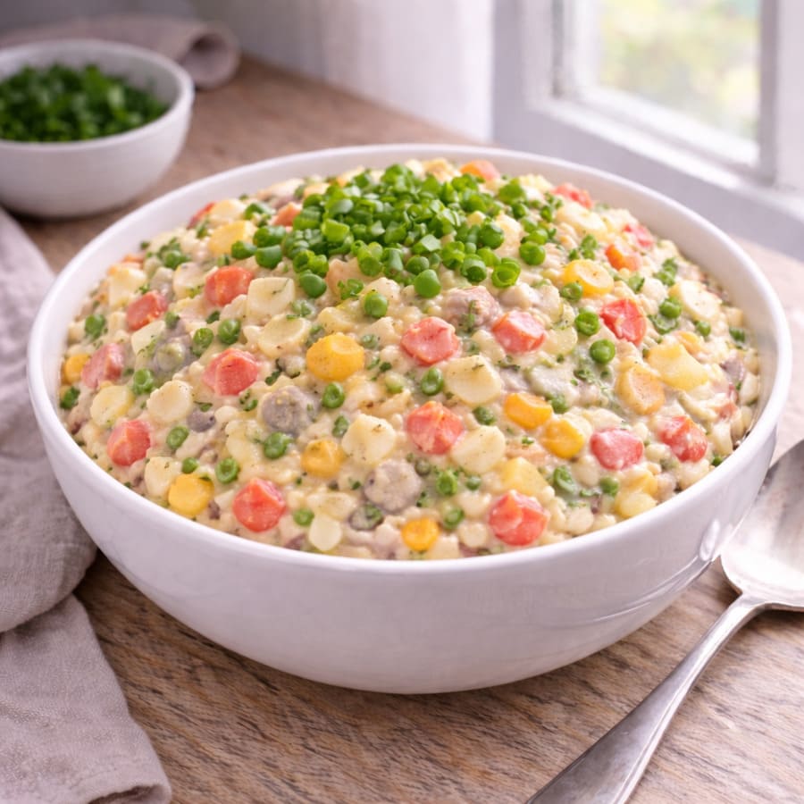 Крабовый салат с кукурузой