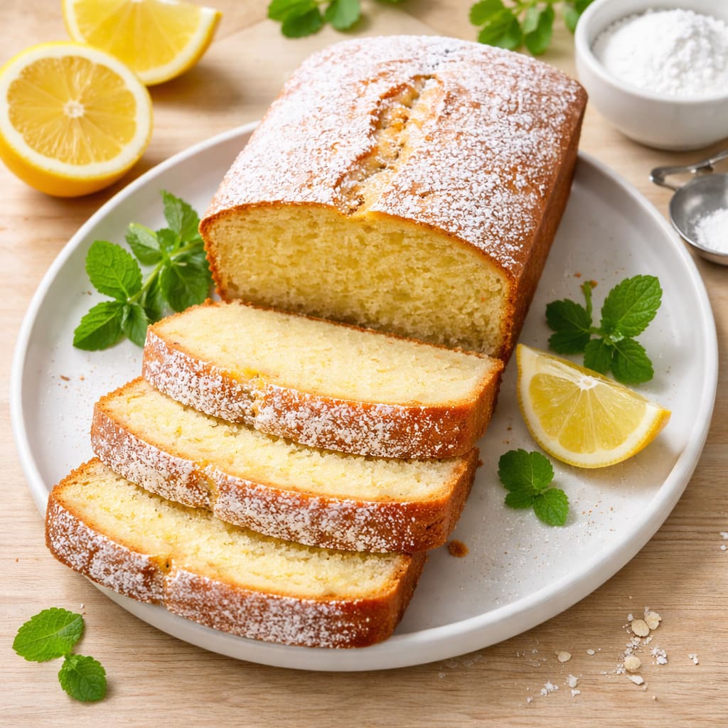 Лимонный кекс (быстрый)