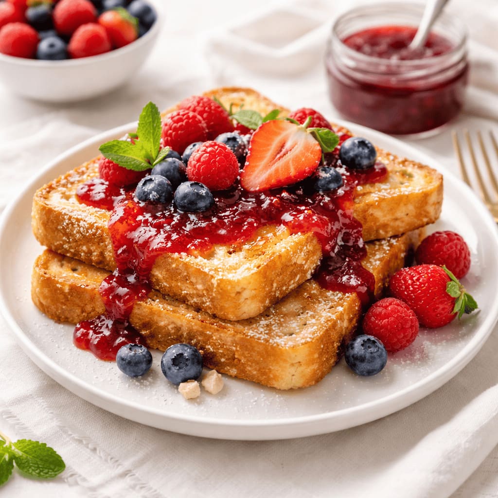 Тосты французские с яйцом и молоком