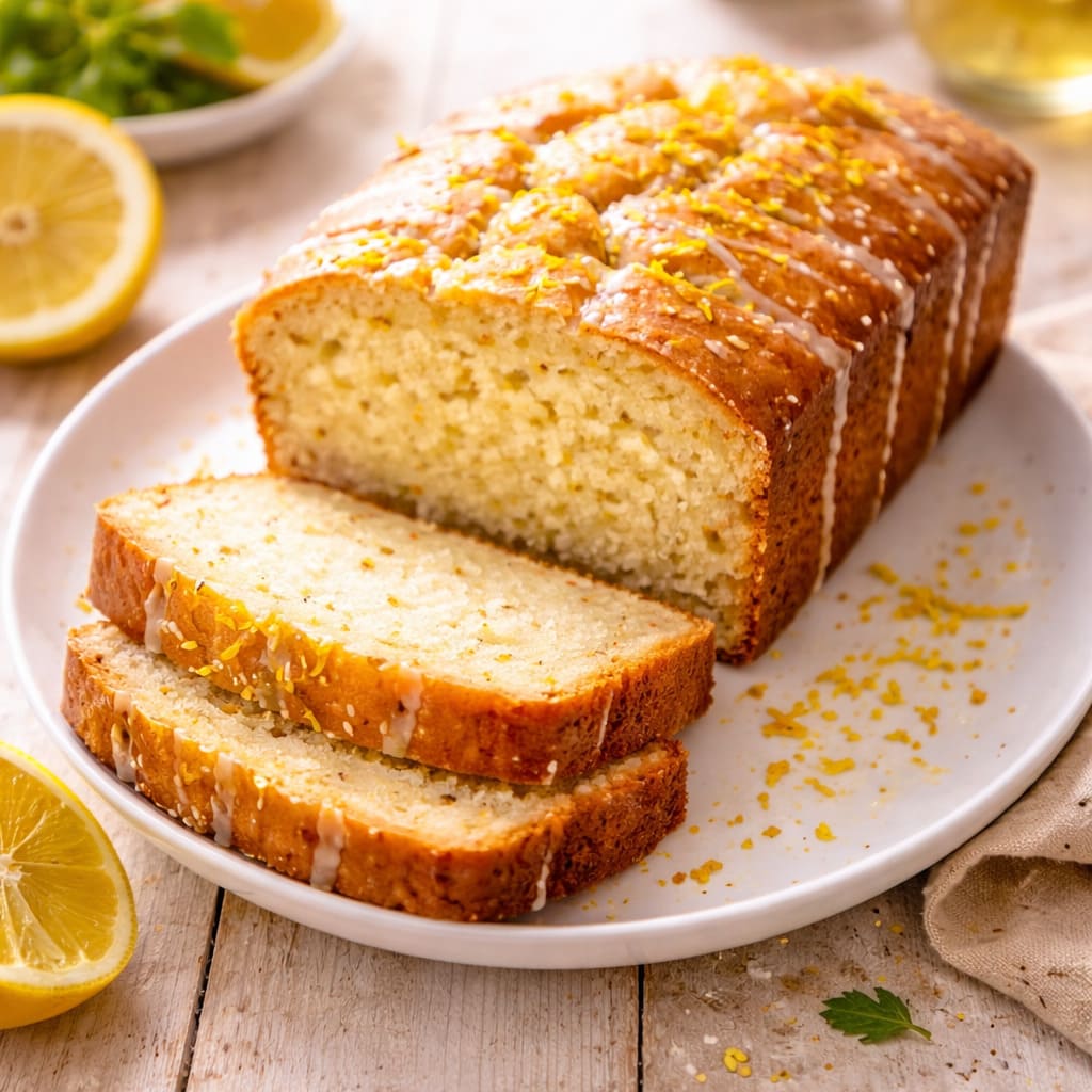 Творожный кекс с лимонной цедрой