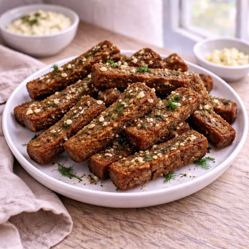 Гренки с чесноком