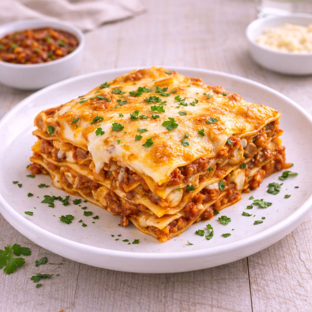 Лазанья Болоньезе (упрощённая)