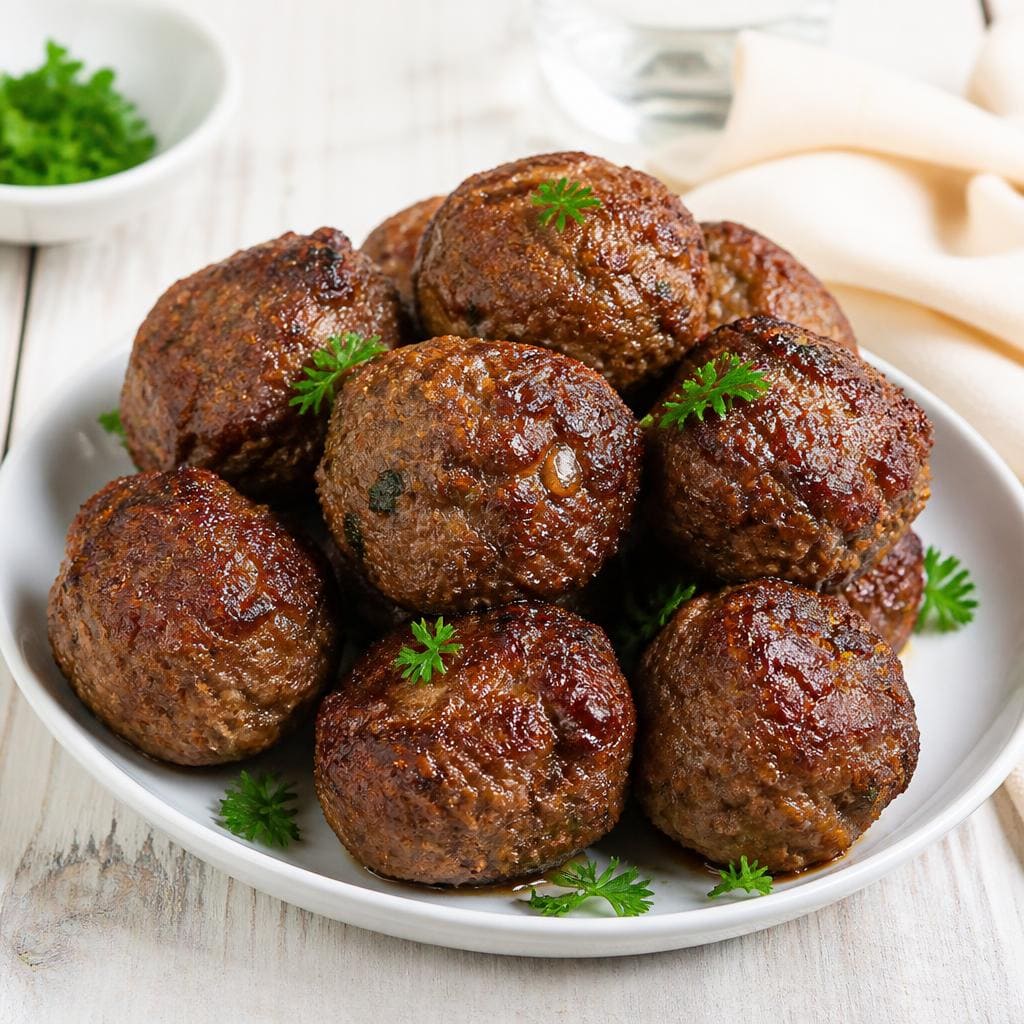 Фрикадельки из говядины в аэрогриле