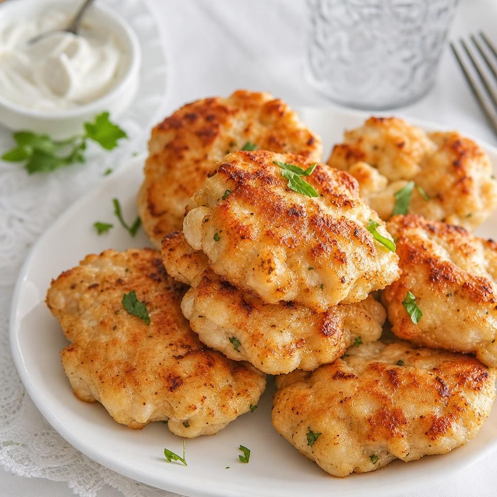 Рубленые куриные котлеты