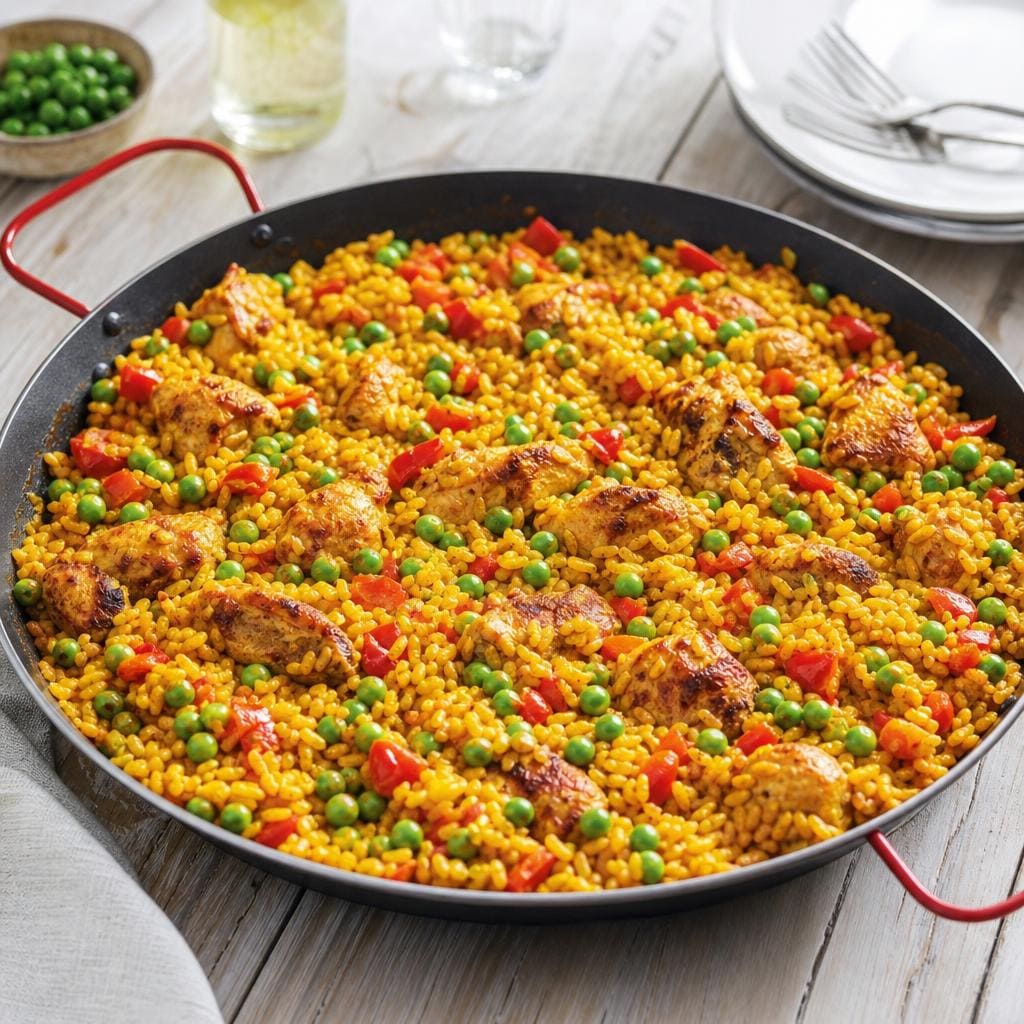 Паэлья с курицей
