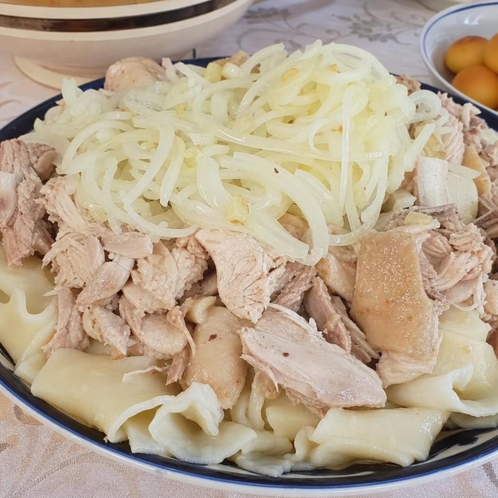 Бешбармак с курицей домашний