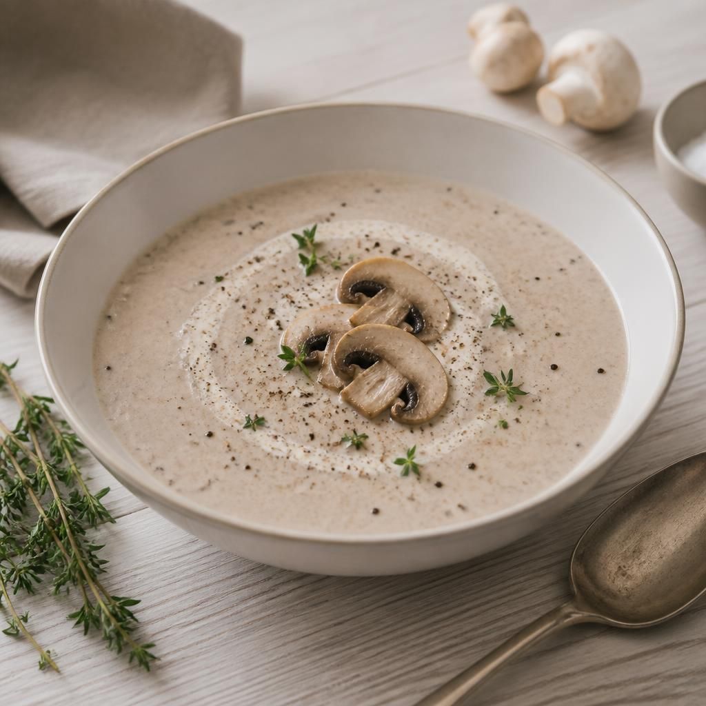 Грибной крем-суп