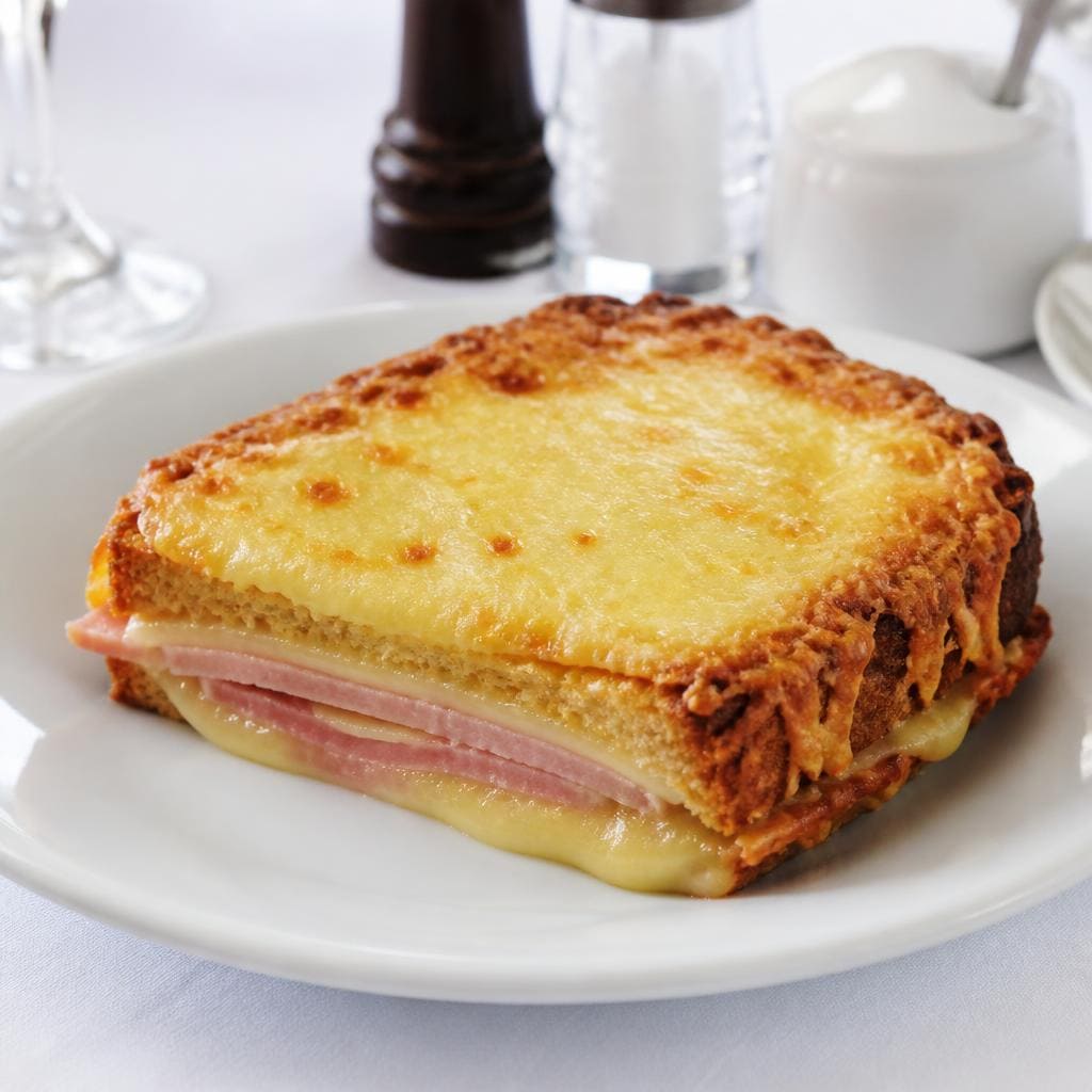 Крок-месье с ветчиной и сыром
